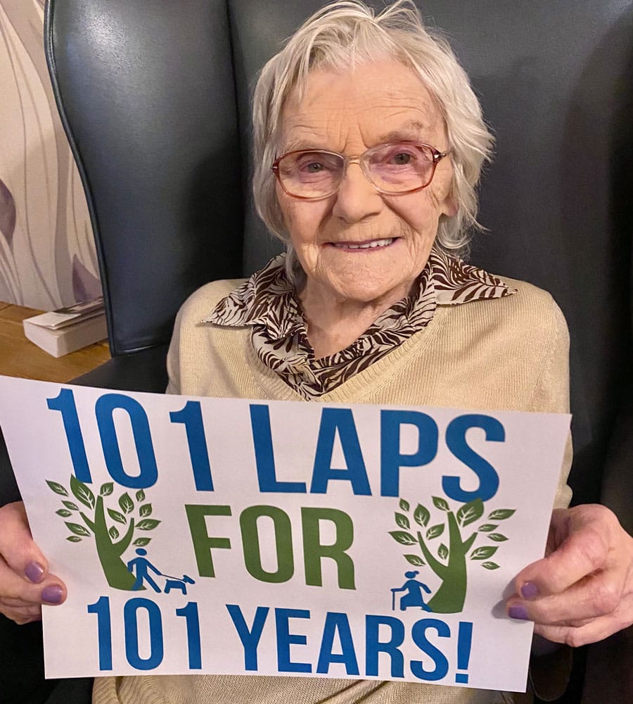 101 Laps for 101 Years Charity